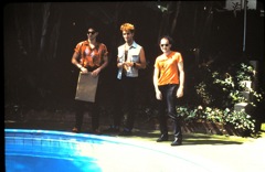 Marc, Steve and David at Tropicana Hotel Pool