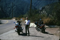 George & Cycle in Laurel Canyon